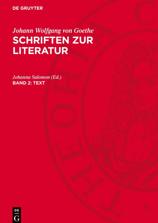 Libro Schriften zur Literatur, Band 2, Text Johanna Salomon