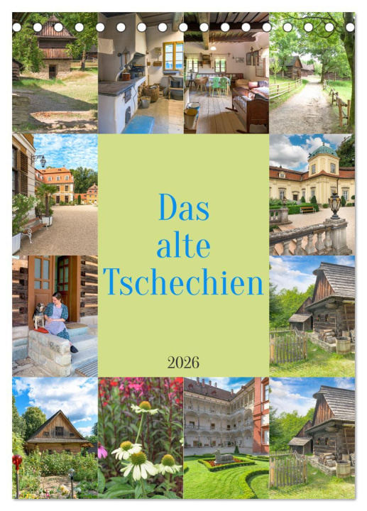 Kalendár/Diár Das alte Tschechien (Tischkalender 2026 DIN A5 hoch), CALVENDO Monatskalender Calvendo