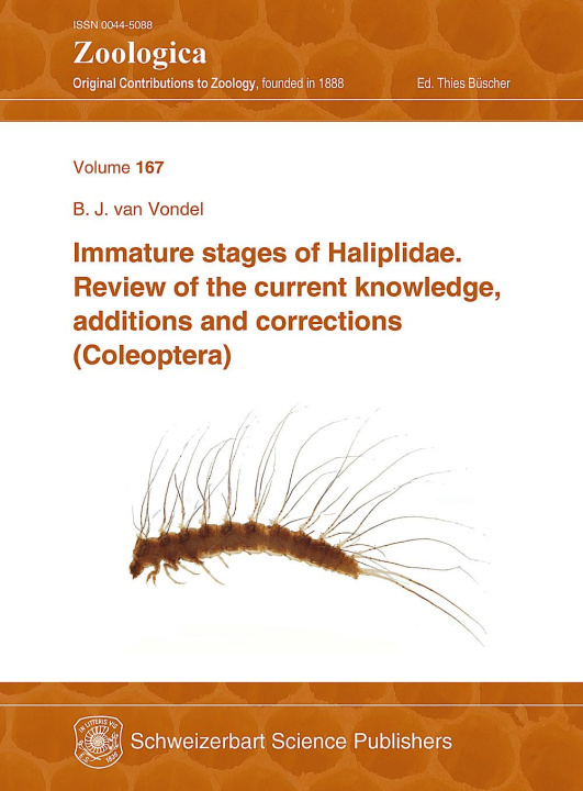 Knjiga Immature stages of Haliplidae 