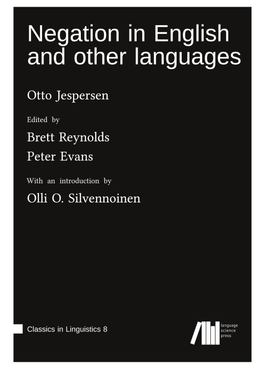 Libro Negation in English and other languages Brett Reynolds