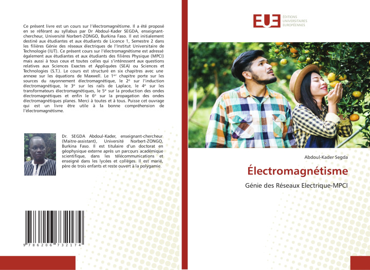 Knjiga Électromagnétisme Abdoul-Kader Segda