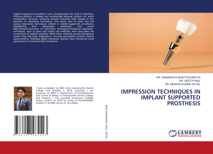 Boek IMPRESSION TECHNIQUES IN IMPLANT SUPPORTED PROSTHESIS Geeta Paul
