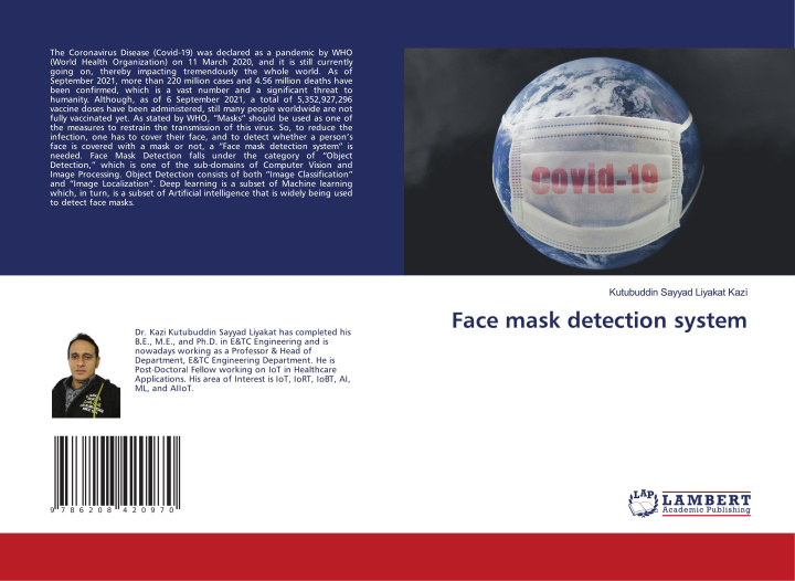 Knjiga Face mask detection system Kutubuddin Sayyad Liyakat Kazi