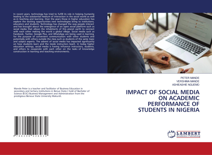 Kniha IMPACT OF SOCIAL MEDIA ON ACADEMIC PERFORMANCE OF STUDENTS IN NIGERIA Vershima Mande