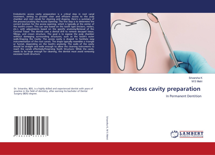 Kniha Access cavity preparation M S Metri