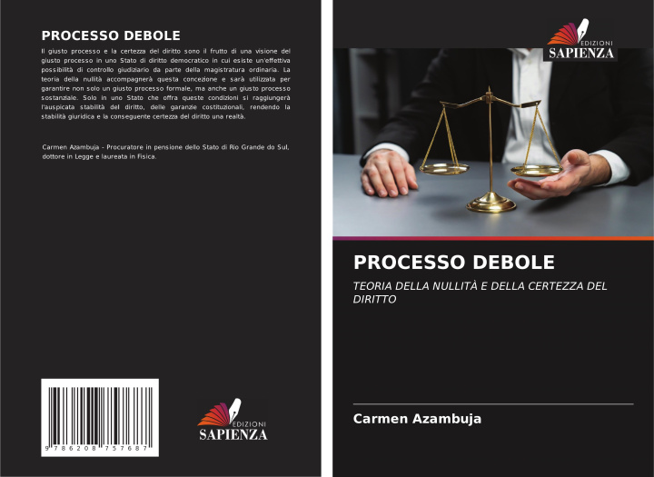 Kniha PROCESSO DEBOLE Carmen Azambuja