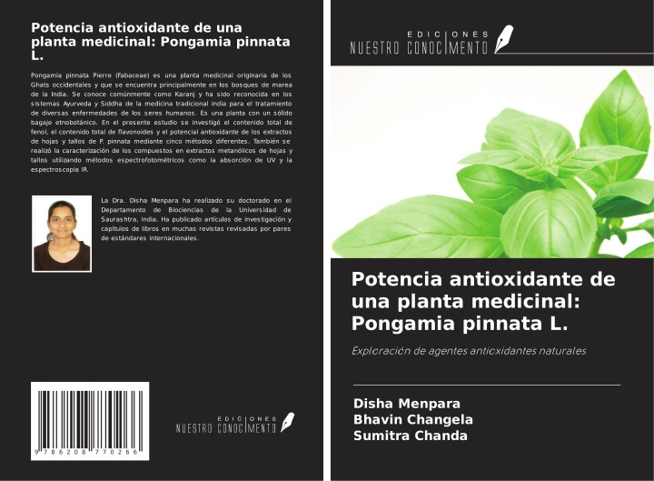 Libro Potencia antioxidante de una planta medicinal: Pongamia pinnata L. Bhavin Changela