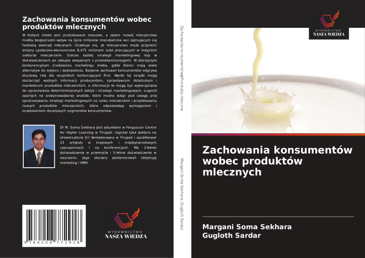 Libro Zachowania konsumentów wobec produktów mlecznych Gugloth Sardar