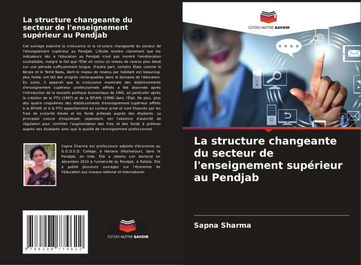 Libro La structure changeante du secteur de l'enseignement supérieur au Pendjab Sapna Sharma