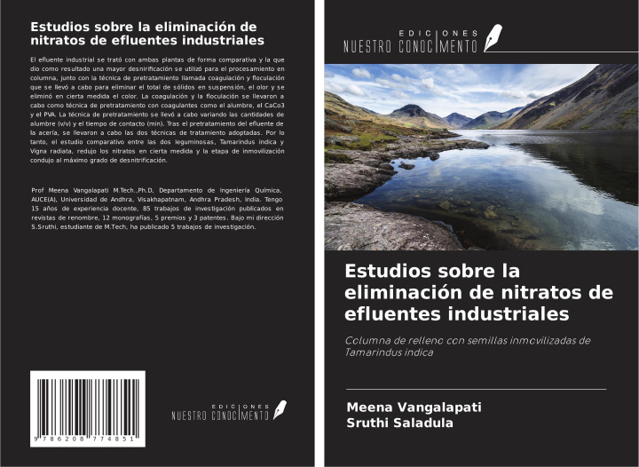 Kniha Estudios sobre la eliminación de nitratos de efluentes industriales Sruthi Saladula