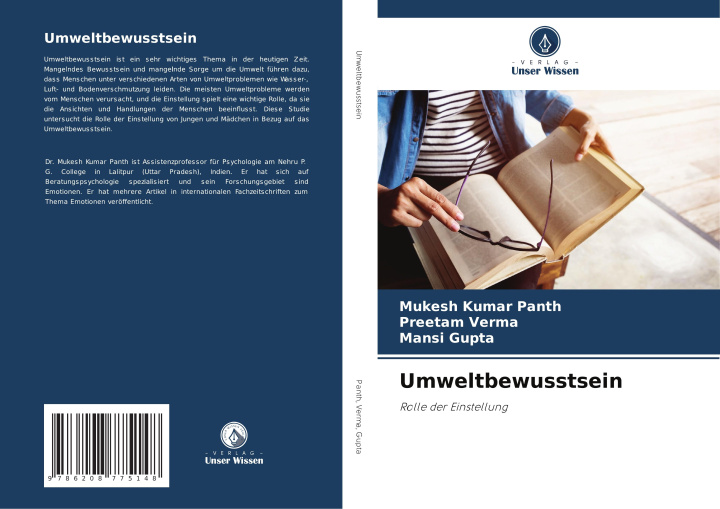 Boek Umweltbewusstsein Preetam Verma
