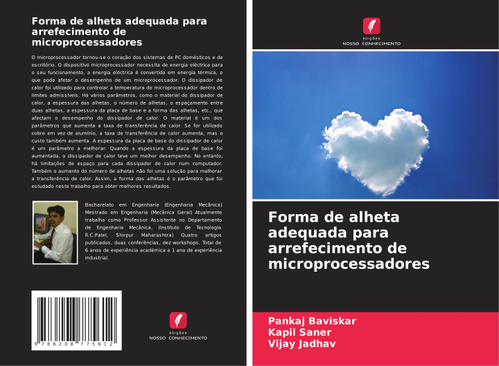 Kniha Forma de alheta adequada para arrefecimento de microprocessadores Kapil Saner