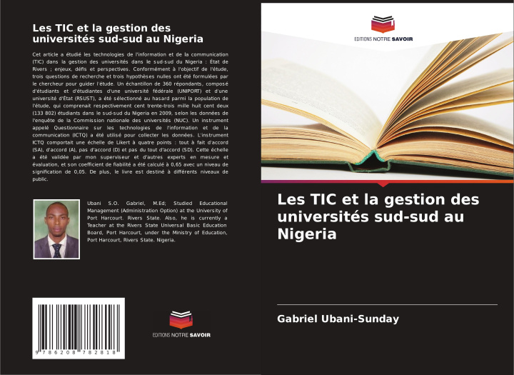 Libro Les TIC et la gestion des universités sud-sud au Nigeria Gabriel Ubani-Sunday