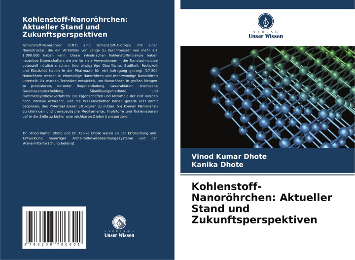 Libro Kohlenstoff-Nanoröhrchen: Aktueller Stand und Zukunftsperspektiven Kanika Dhote