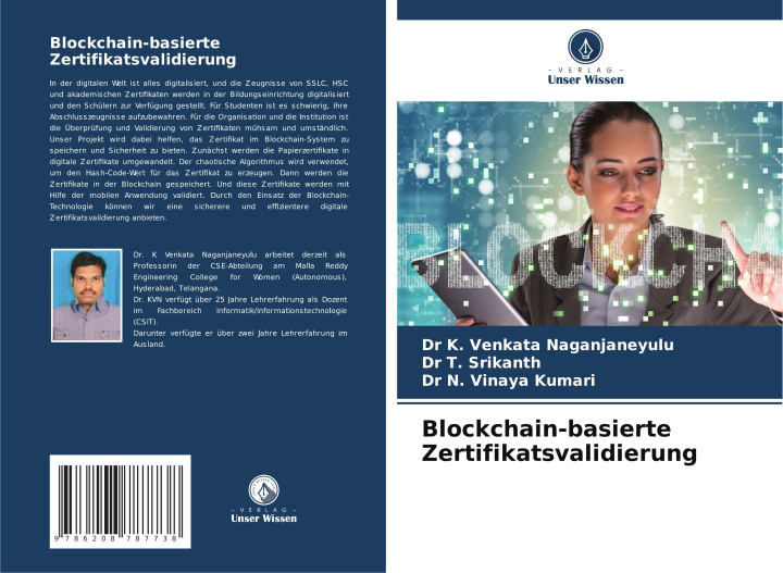 Knjiga Blockchain-basierte Zertifikatsvalidierung T. Srikanth