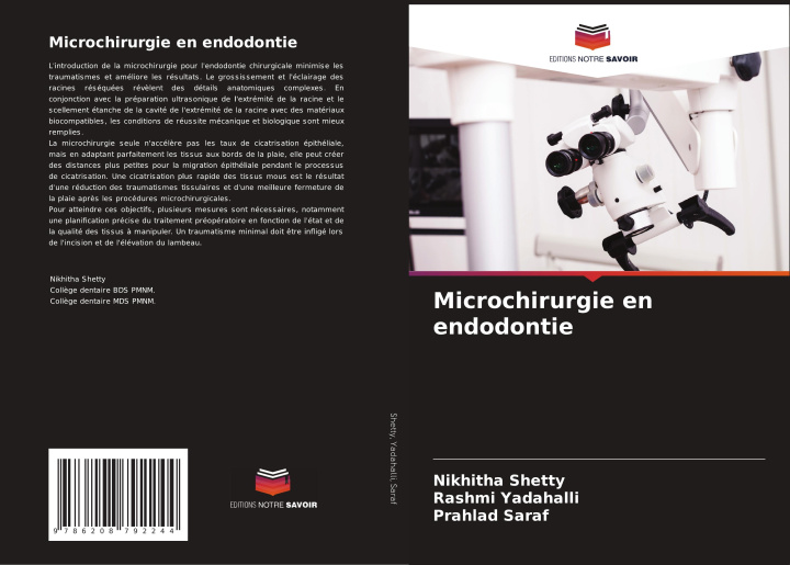 Buch Microchirurgie en endodontie Rashmi Yadahalli