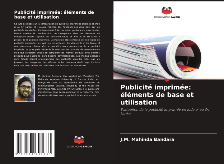 Kniha Publicité imprimée: éléments de base et utilisation J.M. Mahinda Bandara