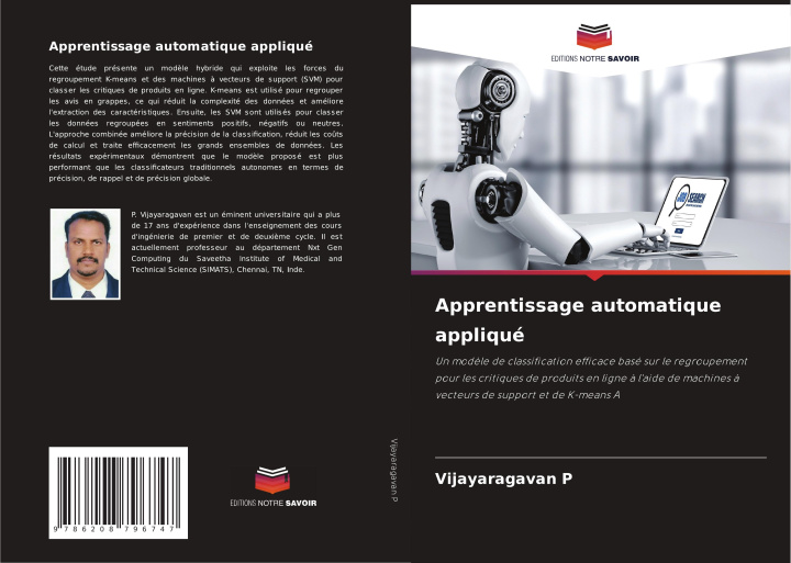 Kniha Apprentissage automatique appliqué Vijayaragavan P