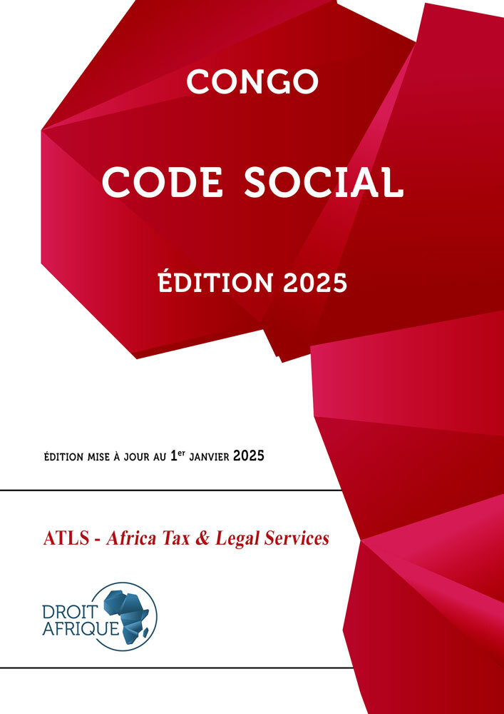 Kniha Congo - Code social 2025 Droit Afrique