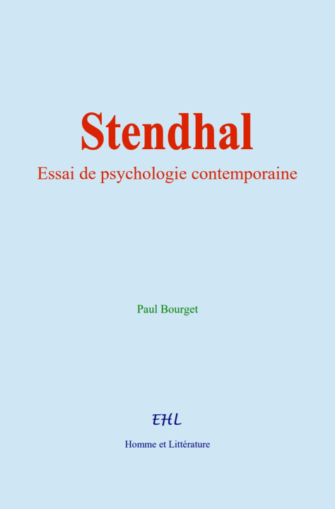 Book Stendhal Bourget