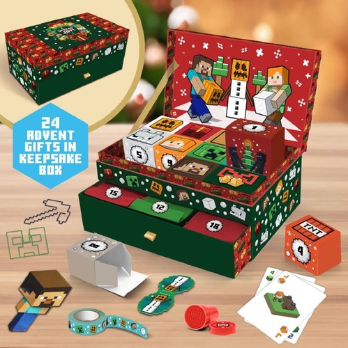 Artículos de papelería Adventní kalendář Minecrfat Box 2025 
