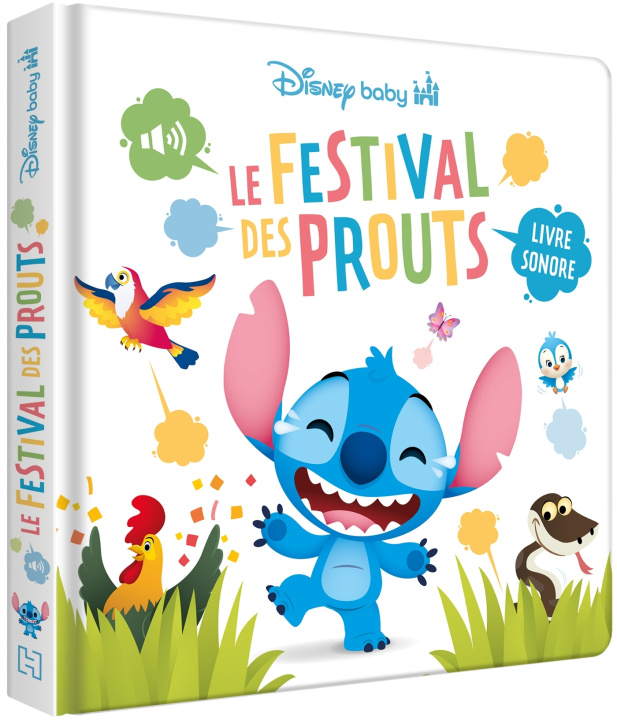 Kniha DISNEY BABY - Le Festival des Prouts - Livre Sonore - Stitch 
