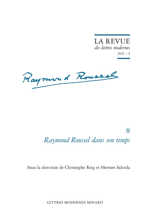 Libro La revue des lettres modernes 2025 - 4 - raymond roussel dans son temps 