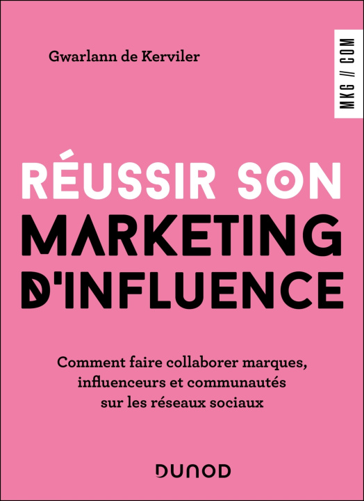 Carte Réussir son marketing d'influence Gwarlann de Kerviler