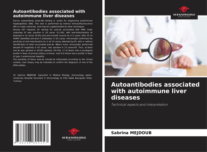 Kniha Autoantibodies associated with autoimmune liver diseases Sabrina MEJDOUB