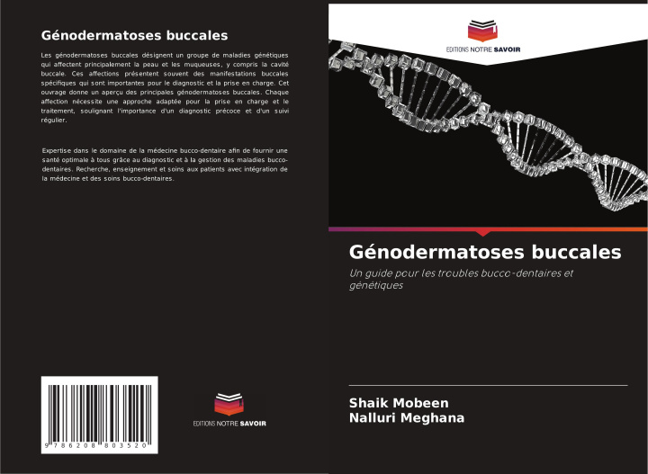 Kniha Génodermatoses buccales Nalluri Meghana