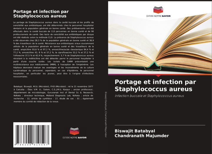 Libro Portage et infection par Staphylococcus aureus Chandranath Majumder