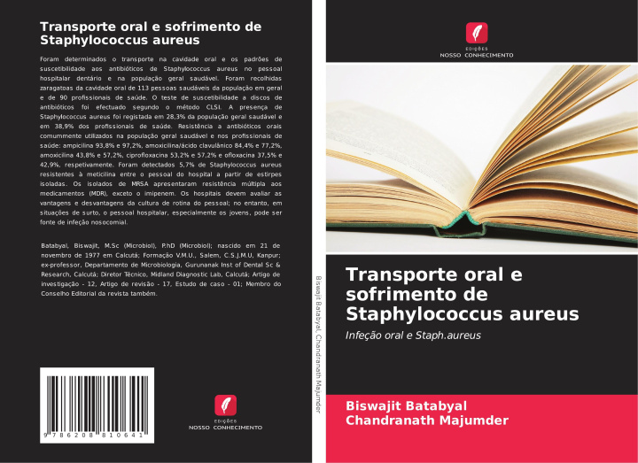 Kniha Transporte oral e sofrimento de Staphylococcus aureus Chandranath Majumder