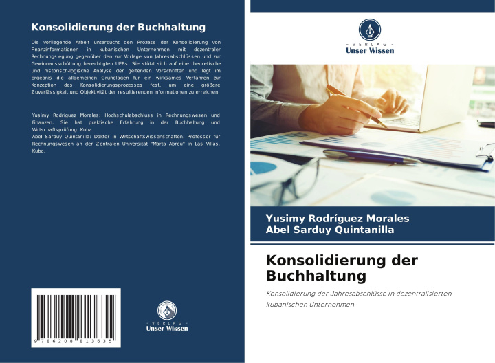 Kniha Konsolidierung der Buchhaltung Abel Sarduy Quintanilla