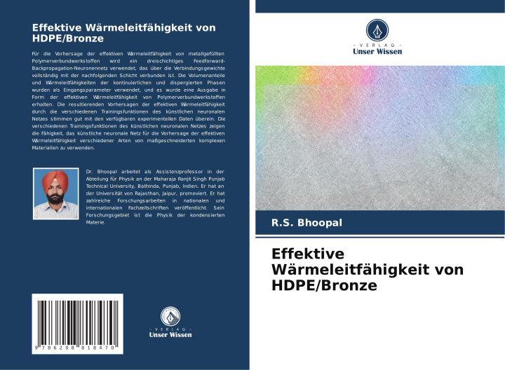 Libro Effektive Wärmeleitfähigkeit von HDPE/Bronze R.S. Bhoopal