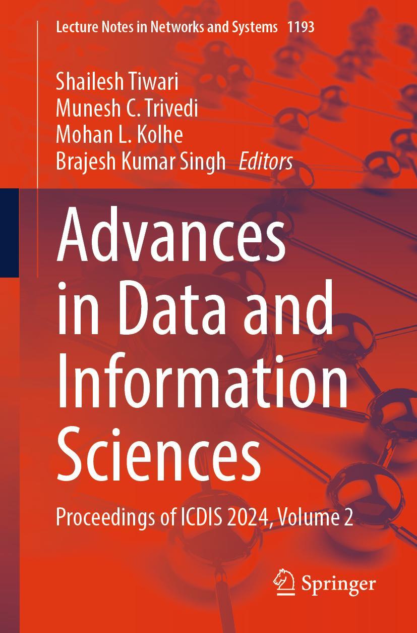 Kniha Advances in Data and Information Sciences Munesh C Trivedi