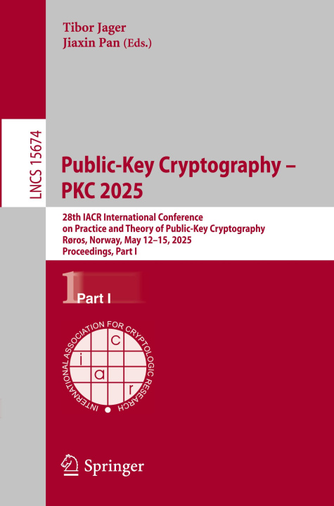 Knjiga Public-Key Cryptography - PKC 2025 Tibor Jager