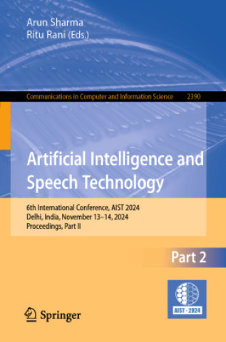 Boek Artificial Intelligence and Speech Technology Arun Sharma