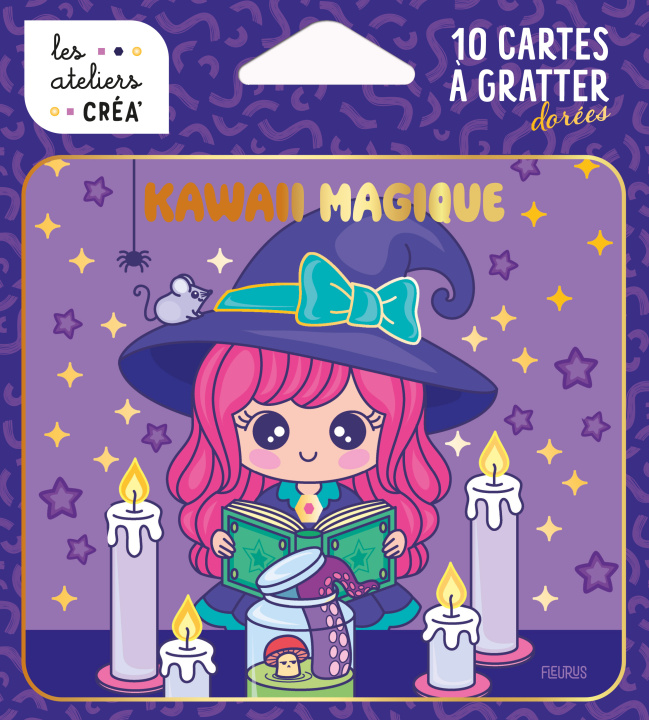 Kniha Cartes à gratter   Kawaii magique 