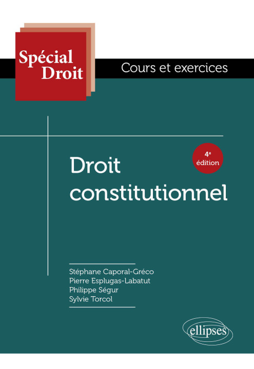 Kniha Droit constitutionnel Caporal-Greco