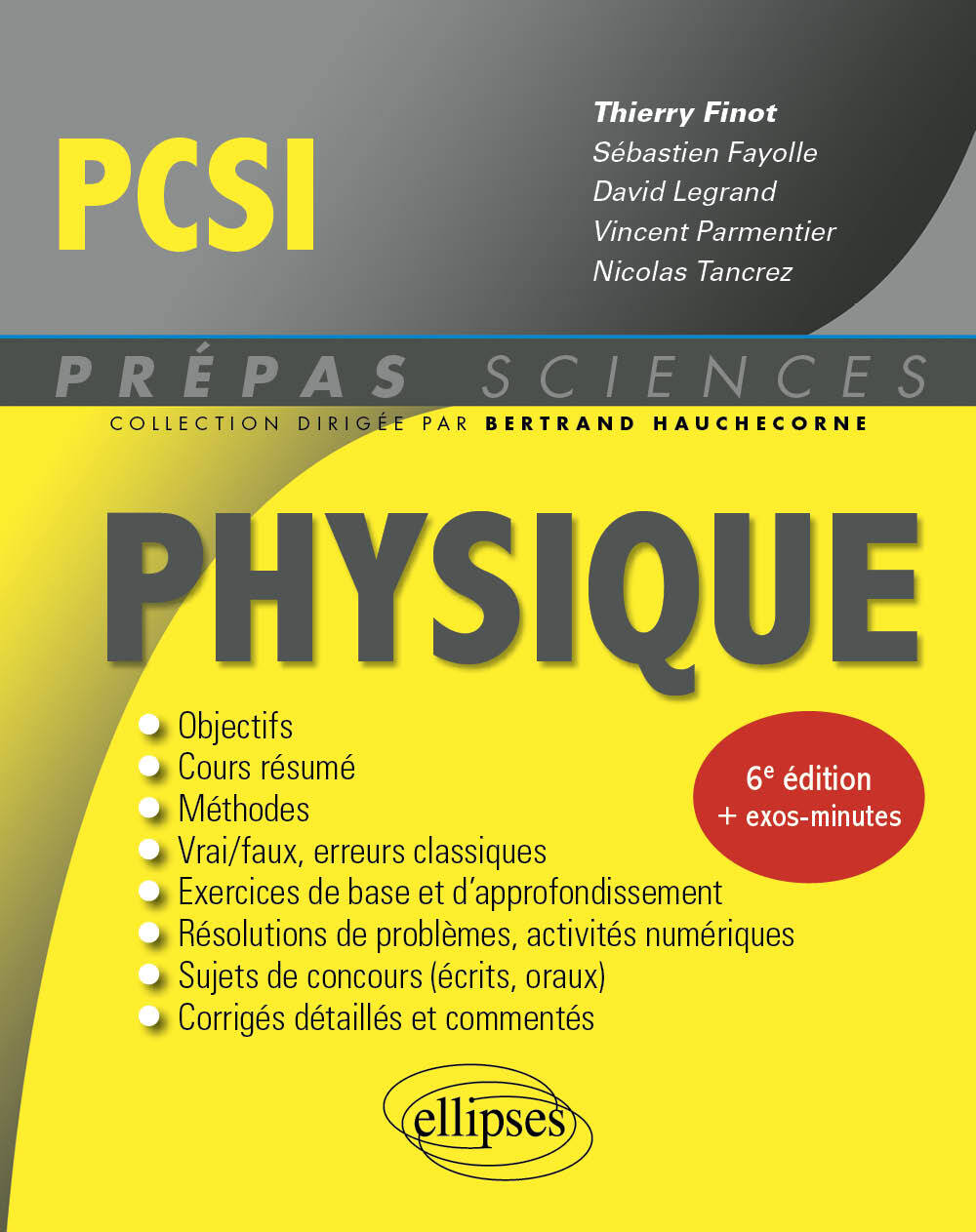 Libro Physique PCSI Finot