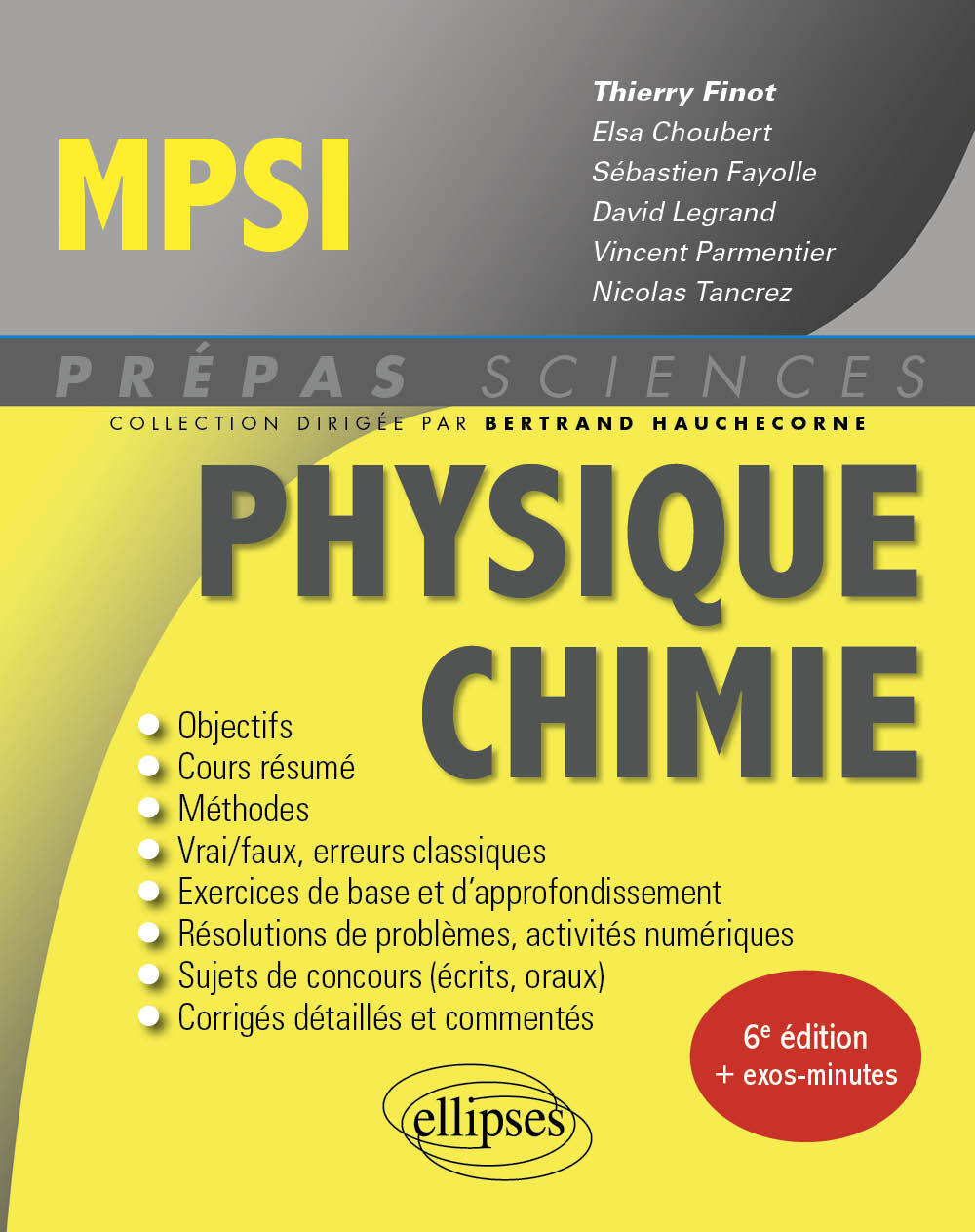 Boek Physique-Chimie MPSI Finot