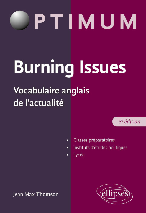 Kniha Burning Issues Thomson