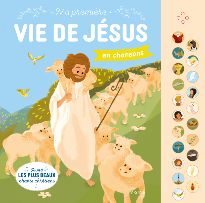 Kniha Ma première vie de Jésus en chansons 