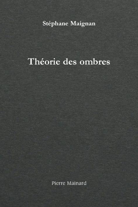 Knjiga THEORIE DES OMBRES MAIGNAN