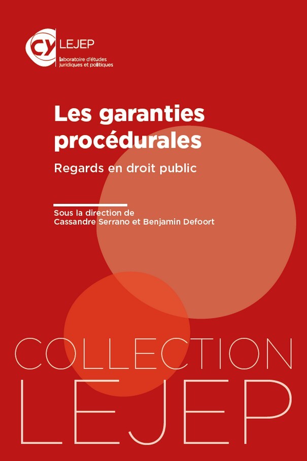 Kniha Les garanties procédurales Defoort