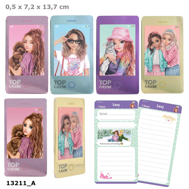 Libro Notesik telefon 3D Top Model 1szt.mix 13211A 