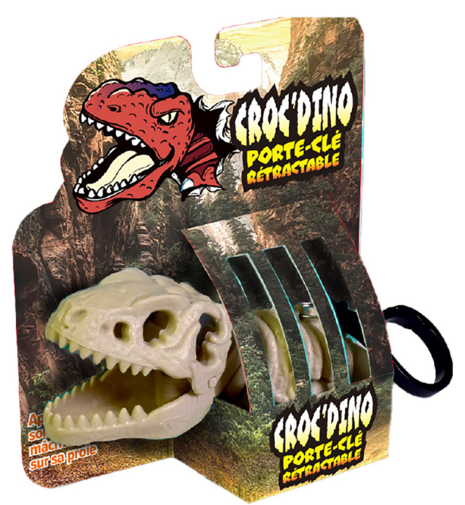 Kniha PORTE-CLE CROC DINOSAURE 