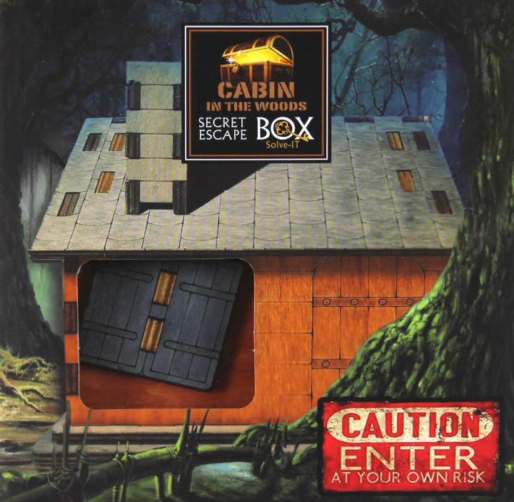 Libro Łamigłówka Escape Box Cabin in the Woods Secret poziom 2/4 