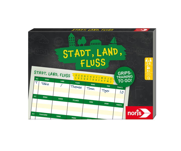 Juego/Juguete Stadt, Land, Fluss - Spielblock 