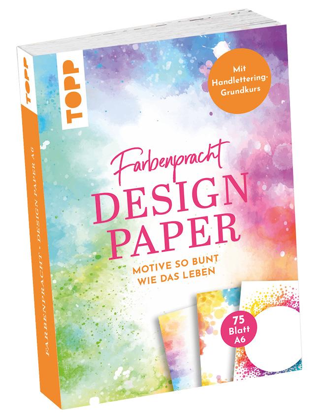 Hra/Hračka Design Paper Farbenpracht A6 Ludmila Blum